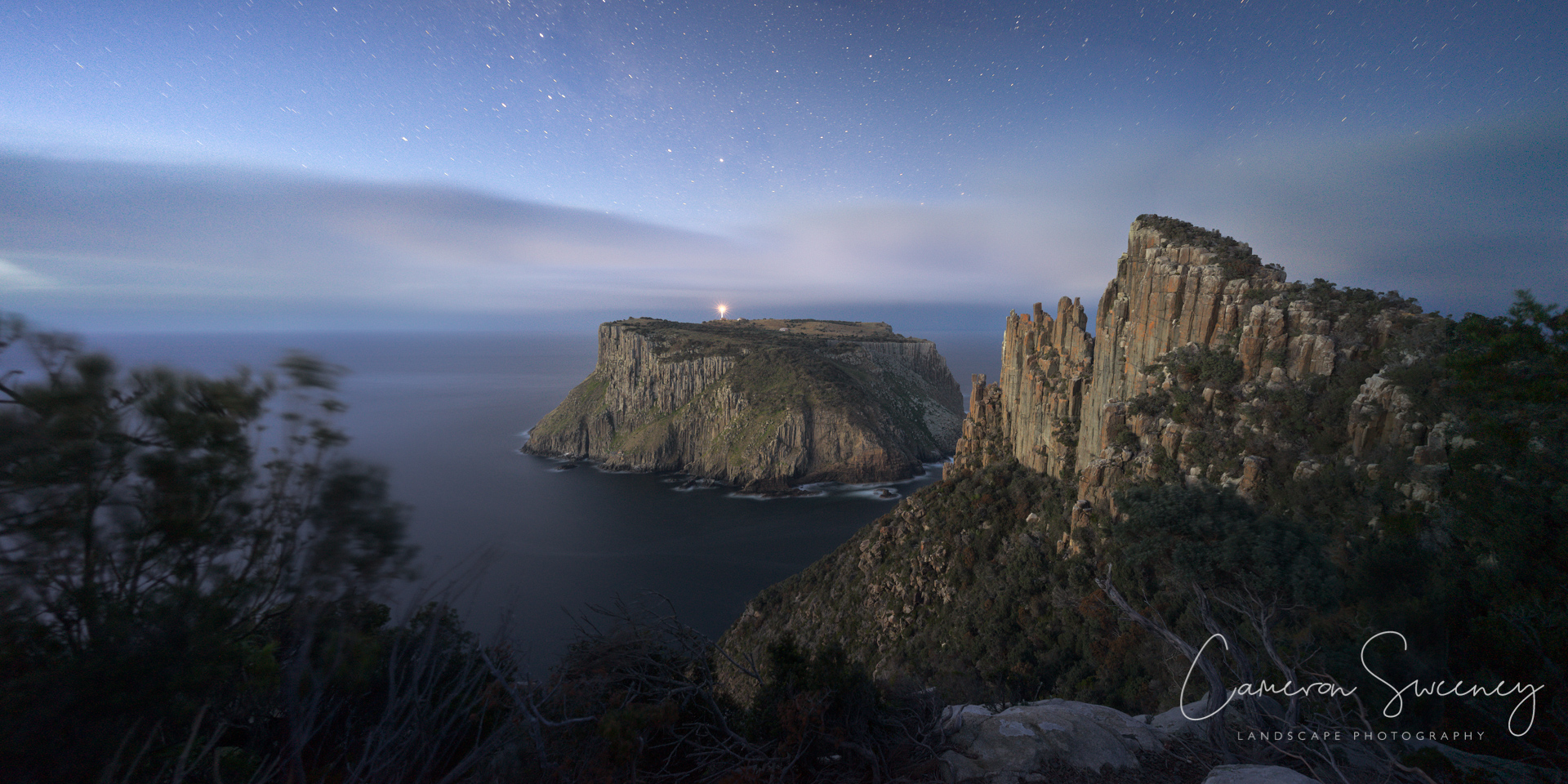 The Blade and Tasman Island from Cape Pillar